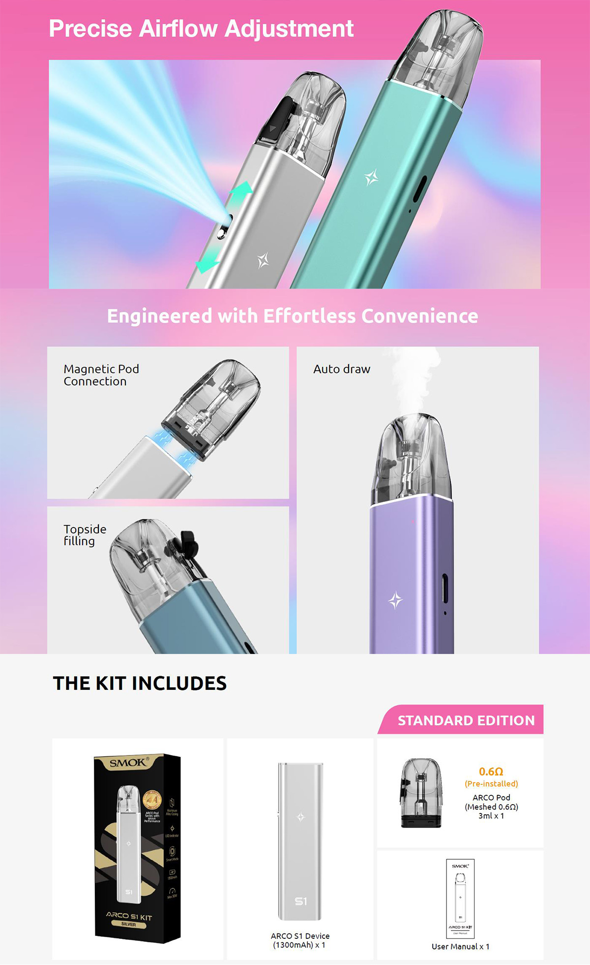 smok arco s1 pod system kit sale smok arco s1 pod system kit sale