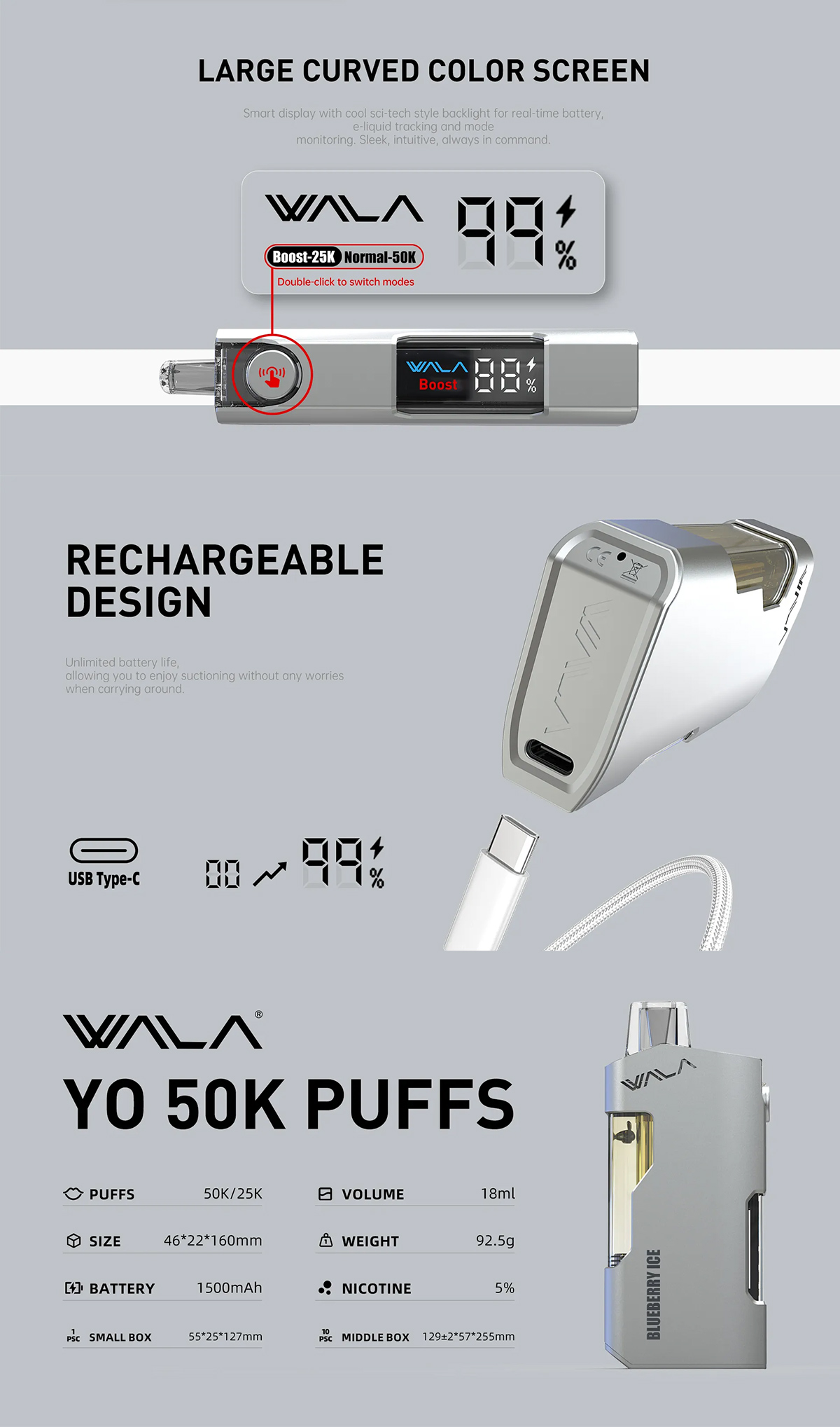 wala yo 50000 disposable vape sale