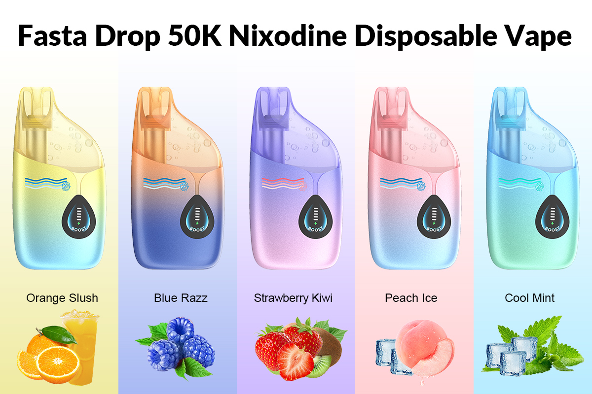 fasta drop 50k nixodine disposable vape