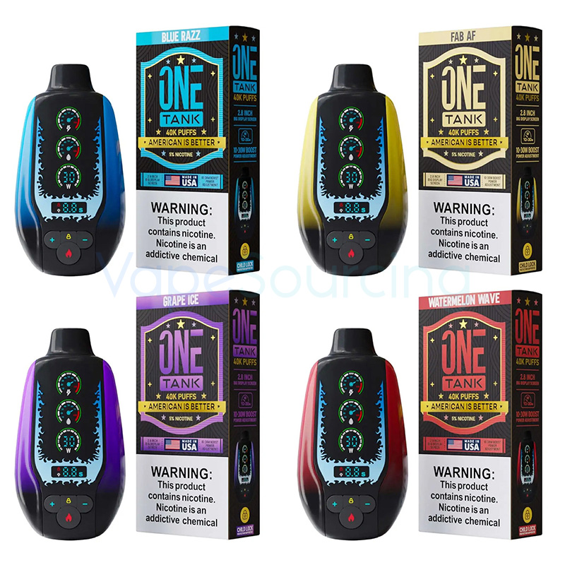 One Tank 40K Ice Control Disposable Vape (5%, 40000 Puffs) - Watermelon Wave by One Tank — product image