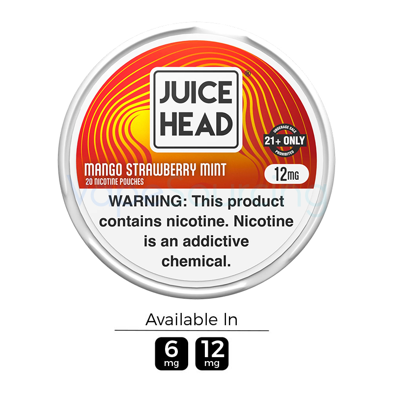 Mango Strawberry Mint Juice Head Nicotine Pouches (20 pouches/box)