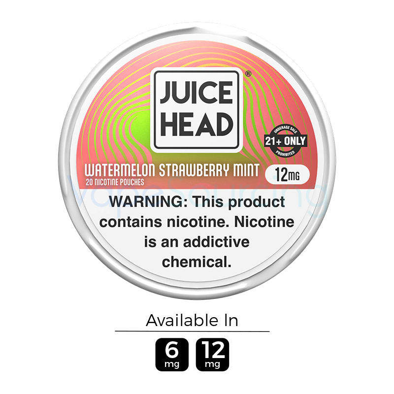 Watermelon Strawberry Mint Juice Head Nicotine Pouches (20 pouches/box)
