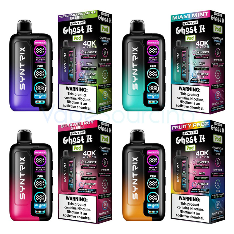 23.27% off OXBAR SYNTRIX Ghost It 40K Disposable Vape 5%, only $9.89